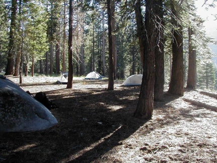 06-Morning at Snow Creek Falls camp